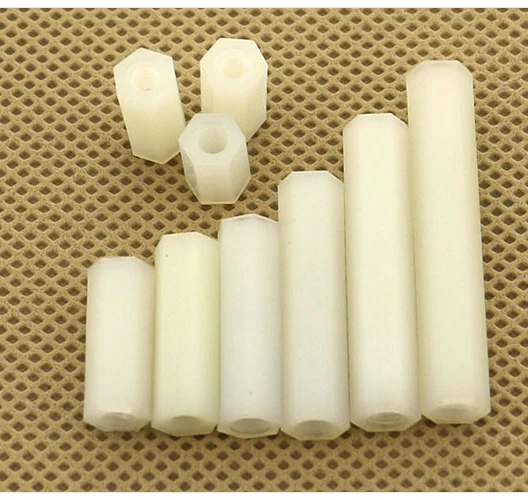 25 Pcs Nylon Standoff Spacer Screw M2 Female x Length 6mm-12mm | Обустройство дома