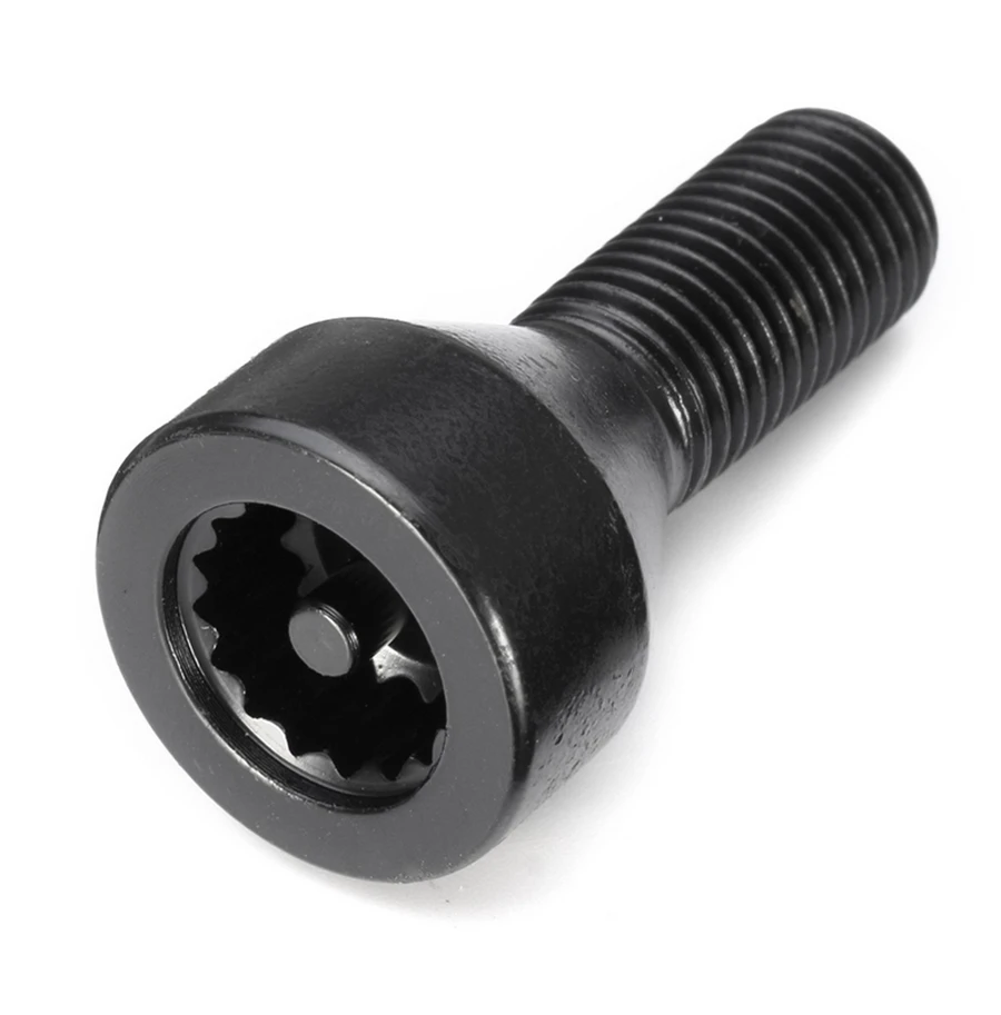 Комплект Колесных замков M12 x 1 5 черные болты для BMW E32 E34 3 6 серия Mini #36136786419 #36131180882