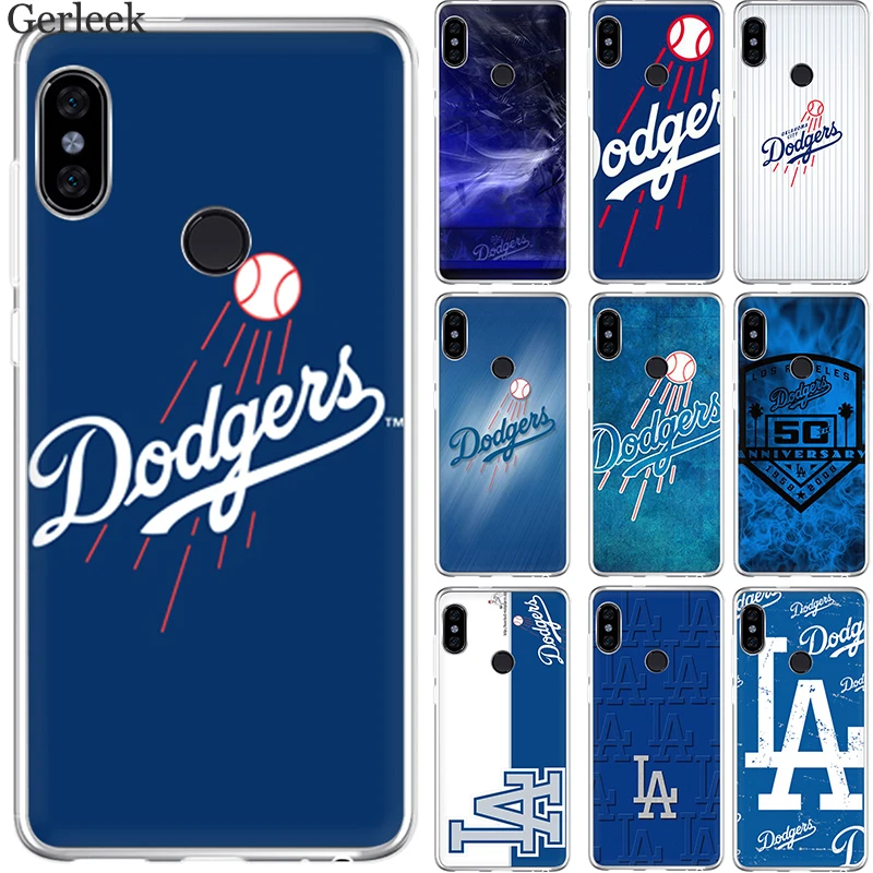 Жесткий чехол для телефона Desxz Dodgers с логотипом Xiaomi Mi 5 5S 6 8 9 A1 A2 5X 6X Mix 2S F1 Lite SE |