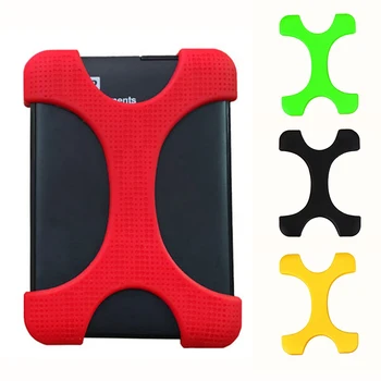 

2.5" Shockproof Storage Card Holder Hard Drive Disk HDD Silicone Case Cover Protector for Mobile Hard Disk External Hard Drive