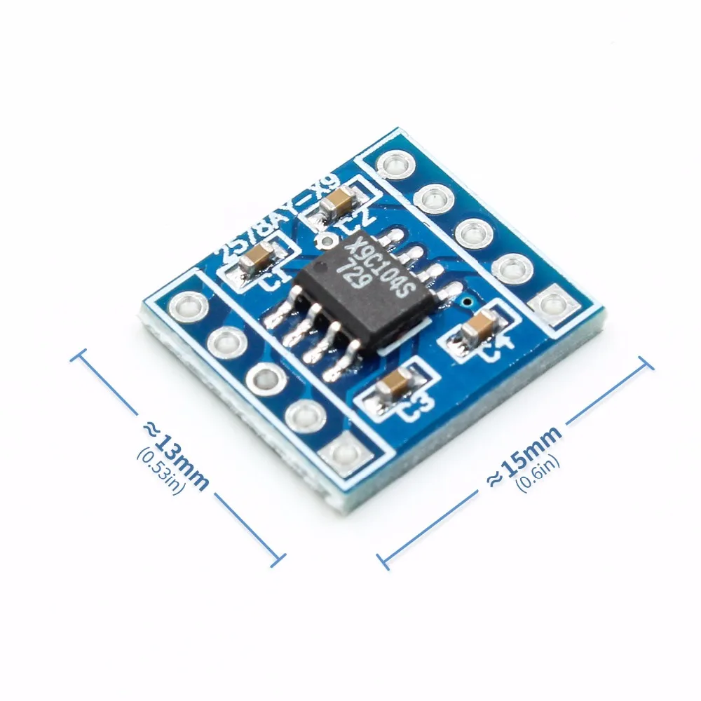 1 шт. Новое поступление X9C104 цифровой потенциометр Модуль платы