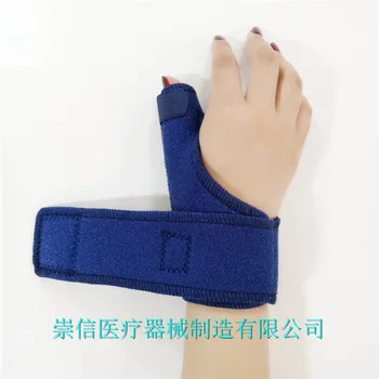

Fixed wrist guard with tenosynovitis of finger and wrist sprain