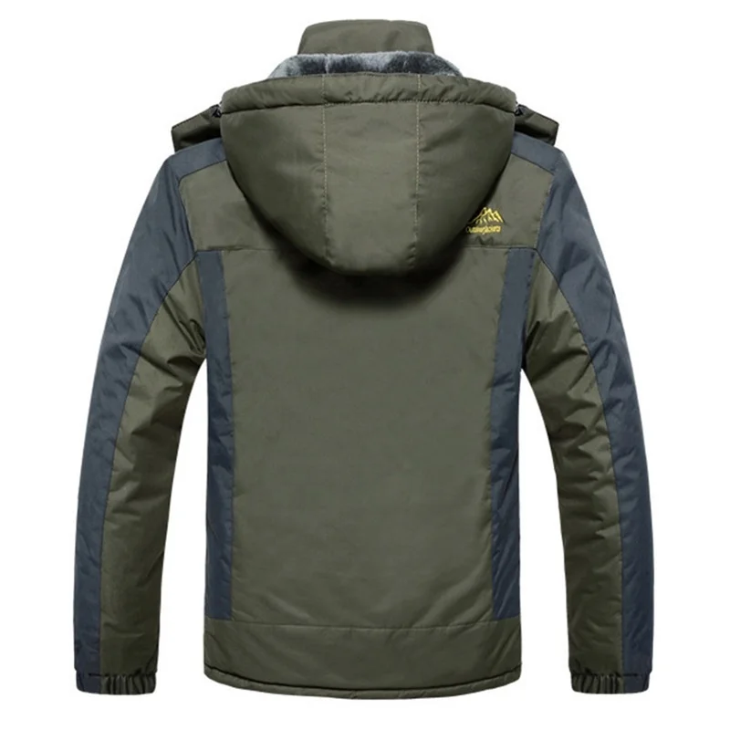 Beste Winter Mannen Jassen Dikke Warme Hooded Coat Mannen Outdoors Uitloper Waterdichte Casual Fleece Jassen Plus Size Thermische Jaqueta