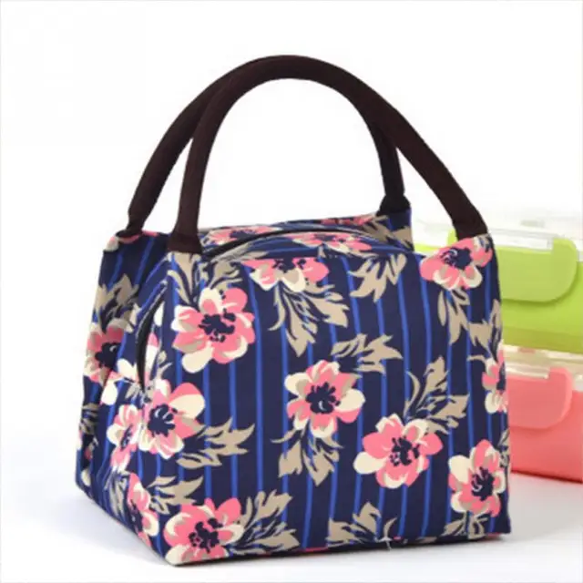 2018 Fashion Portable Insulated Fl Lunch Bag Food Picnic 2018 Fashion Portable Insulated Fl Lunch Bag Food Picnic Bags For Women Kids Men Cooler