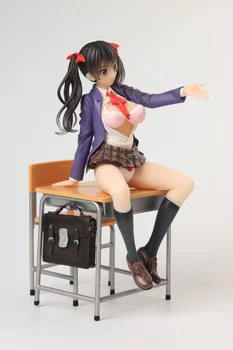 

23.5cm Sexy Skytube Issho Ni Shiyo Ayaka Futaba Saitom Uniform PVC Action Figure Collection Model Doll
