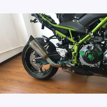

For Kawasaki Ninja Z900 Slip On Exhaust Only Motorcycle Modified Muffler Pipe Escape with Mesh Stainless Steel Carbon