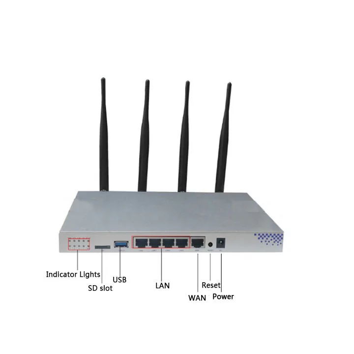 OpenWrt 1200 Мбит/с беспроводной маршрутизатор двухдиапазонный 802.11AC гигабитный Wifi маршрутизатор чипсет MT7621A Ruter 4* 5dBi антенна английская прошивка