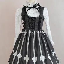Новинка года Дизайн черный ремешок с бантом хлопок Ретро Классический Платье-баллон для дам