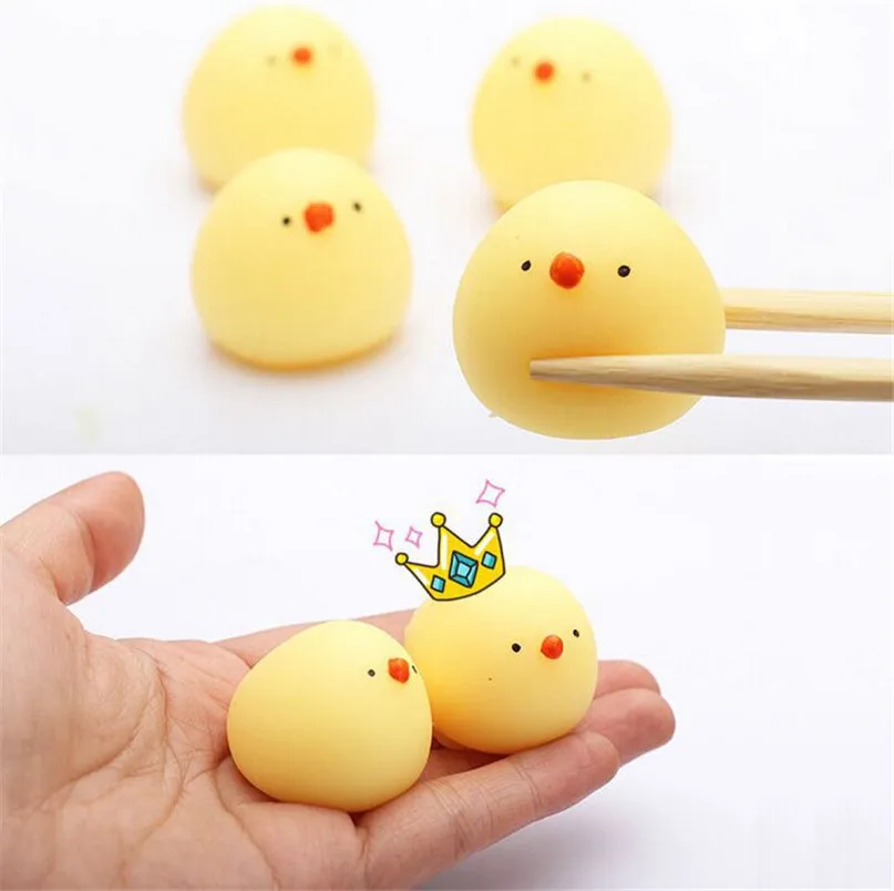 10Pcs/set Mini Squishy Toy Cat Animal Soft Cute Sticky Antistress Ball Squeeze Rising Toy For Children Kids Stress Relief Gift