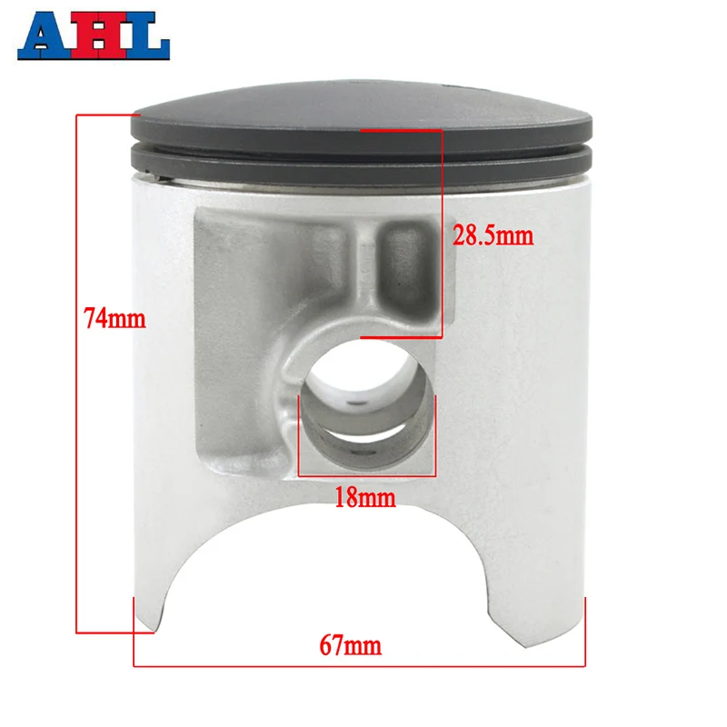 Motorcycle Engine Part STD Cylinder Bore Size 67mm Piston & Rings Kit For SUZUKI RM250 1989 1990 1991 1992-1995 RMX250 1989-1999
