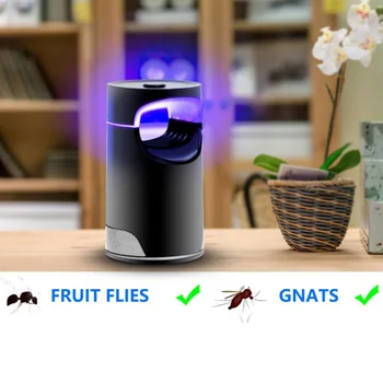 

Safe Photocatalytic Mosquito Killer Lamp LED Light Non-Toxic UV Insect Trap Light CLH@8