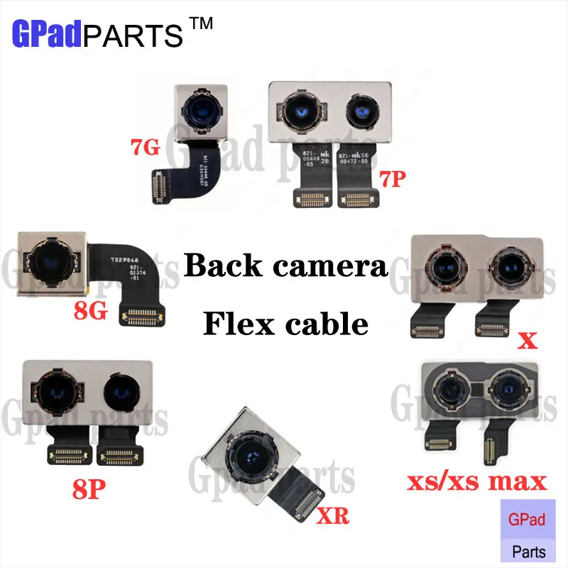 

New for iphone 7 8 plus back camera and for iphone x xs max xr Back Rear Camera flex cable