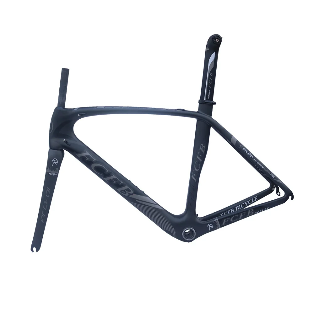 Sale 2017 FCFB carbon road bike Pro01 road carbon frame 49/52/54/56cm matt BSA bicicleta road bike frame with carbon handlebar 3 Sale 2017 FCFB carbon road bike Pro01 road carbon frame 49/52/54/56cm matt BSA bicicleta road bike frame with carbon handlebar 3