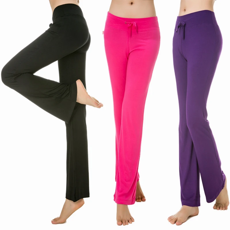 

Women Yoga Pants Model Plus Size High Elastic Fitness Sport Leggings Sports Pants Exercise RunningWorkout Wide Leg Pants SCL463