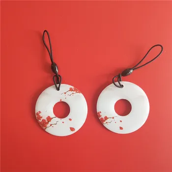 

1PCS RFID 125KHz Tag TK4100 EM4100 Proximity ID Card Token Keyfobs Key Tag Only read FLOWER Tags diameter 4.5cm