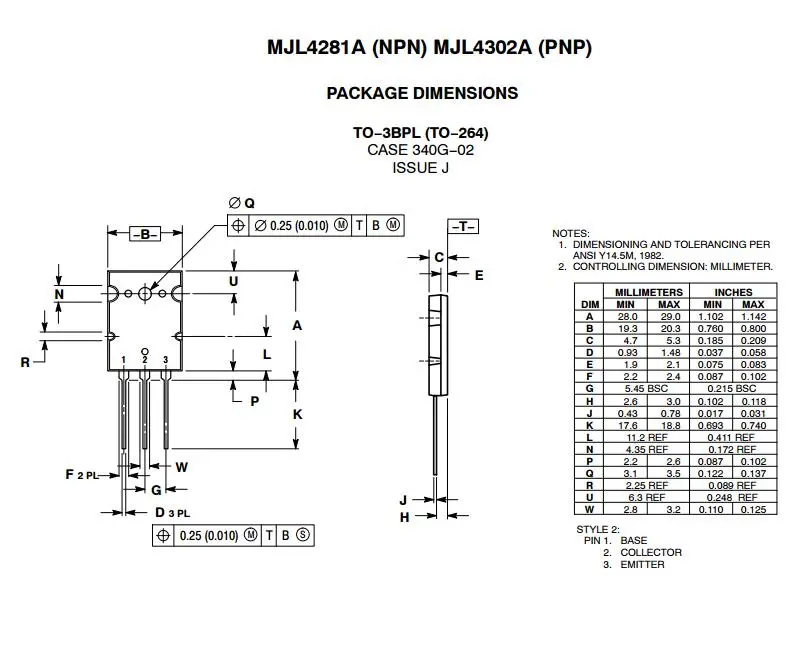 An Meisen (ON) высокомощная трубка king MJL4281A MJL4302A|Усилители мощности| |