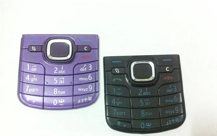 5 шт./лот Черный/Фиолетовый Новый корпус Ymitn чехол для Nokia 6220 6220C клавиатуры