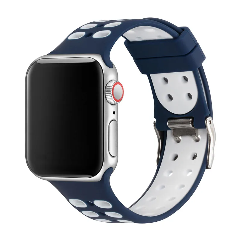 

Silicone Replacement Iwatch Bands 38mm 40mm 42mm 44mm Silicone Strap For Apple Watch Band Strap For Iwatch Series4/3/2/1 81005