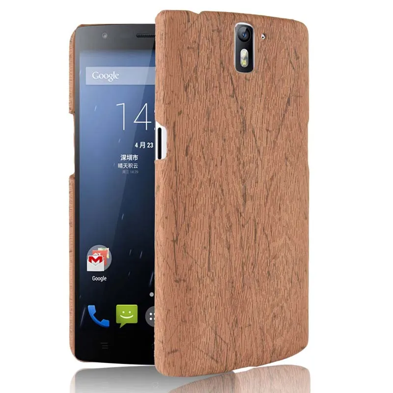 

Luxury Case Oneplus One 1 Plus1 Wood Grain Back Cover One Plus 1 A1000 A0001 Phone Cases Coque telefoon Oneplus1 Fundas Coque