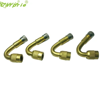 

2017Tipotp car-stying New Brass Air Tyre Valve Extension Car Truck Motorcycle Wheel Tires Parts 45 Degree march16