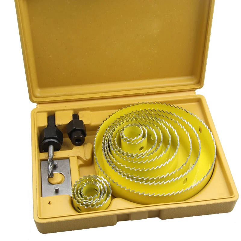 

HQ Woodworking Cutters Woodworking Drills Round Hole Saw Drills Gypsum Boards Wooden Punch Pistons Drill Boring Sets