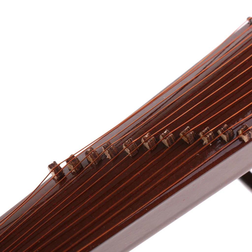 1: 12 миниатюрных деревянных 11 струн китайский Zither инструмент для 1/12 кукольный домик классические игрушки ролевые игры мебель игрушки подарок