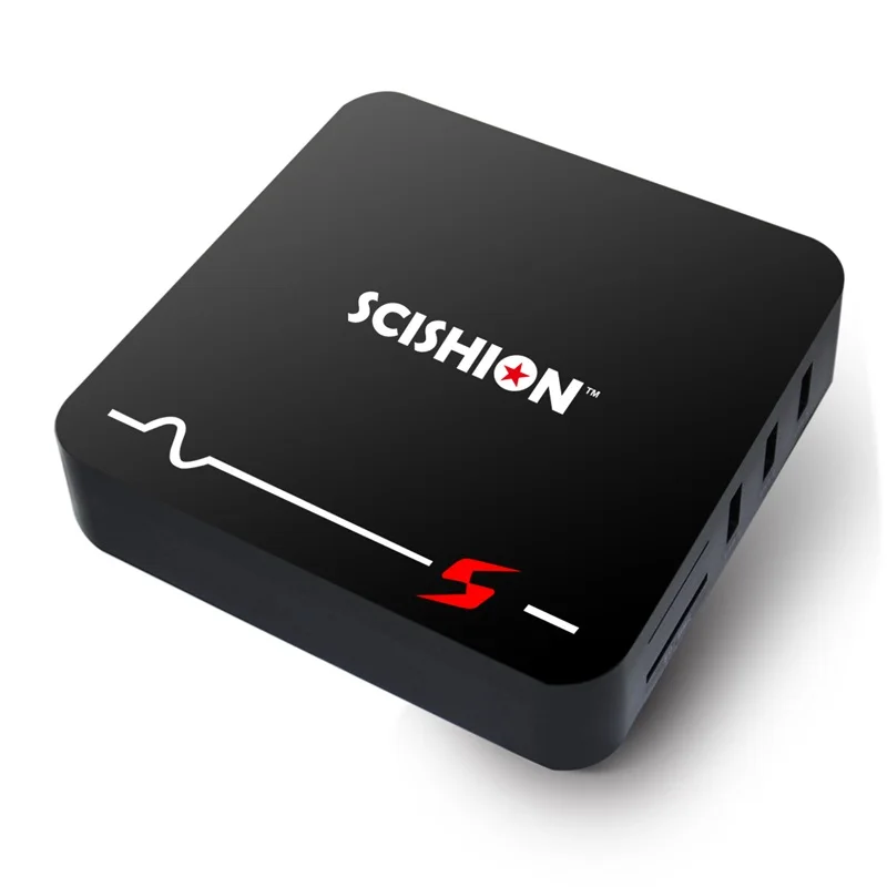 New SCISHION MODEL S Android 8.1 TV Box 2G RAM 16G ROM RK3229 Home Threater Support 4K H.265 2.4G WiFi Video PK TX3 voice tv box