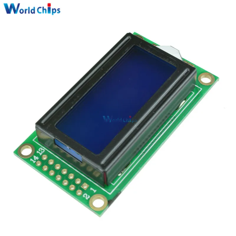 0802 LCD 8x2 символьный ЖК дисплей модуль 5V LCM Синяя подсветка для Arduino|lcd display module|display