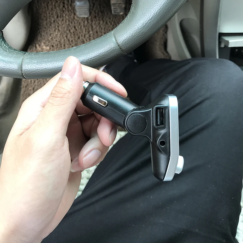 Автомобильный MP3 плеер JINSERTA Bluetooth FM передатчик два USB зарядного устройства
