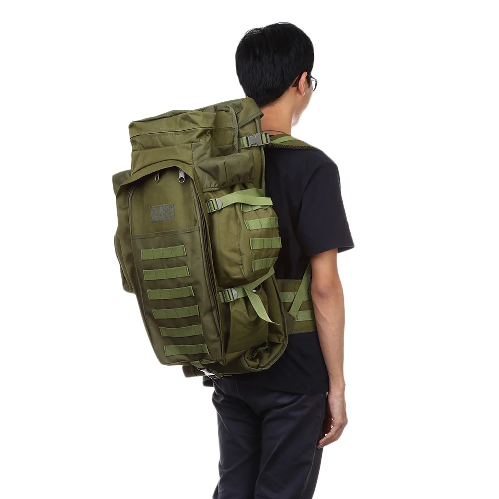 60L Outdoor Military Waterproof Backpack USMC Army Military Tactical Backpack Travel Hiking Rucksack Hunting Camping Bag 5 Color