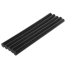 Прочный 5 шт. термоплавкий клей-карандаш черный высокий Клей 11 мм для DIY ремесленных игрушек инструмент для ремонта
