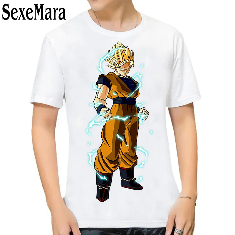 

Sexemara Dragon Ball Z T-shirts Mens Summer Fashion Printing Super Saiyan Black Zamasu Vegeta Dragonball T Shirt Tops Tee 6ZVB10