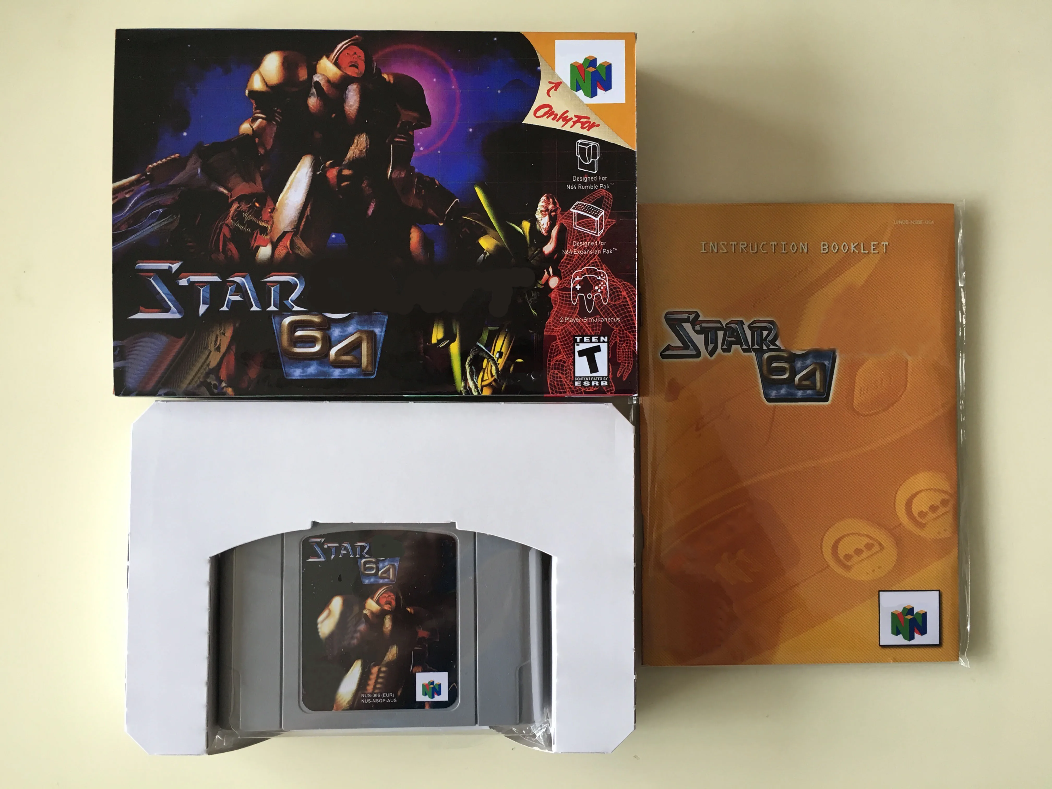64 бит игры ** Star64 (на английском языке PAL версия! Коробка + руководство картридж!)|game