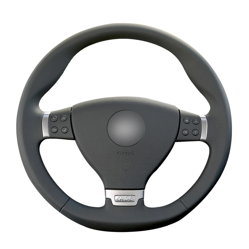 

Hand-stitched PU Artificial Leather Steering Wheel Cover for Volkswagen VW Passat R36 Accessories