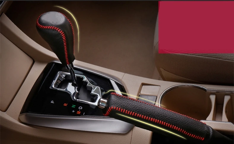 Для toyota corolla 2014 2018 кожаная центральная консоль переключения передач декоративный