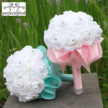 Perfectlifeoh украшение в виде свадебного букета Foamflowers роза Свадебный букет цветов