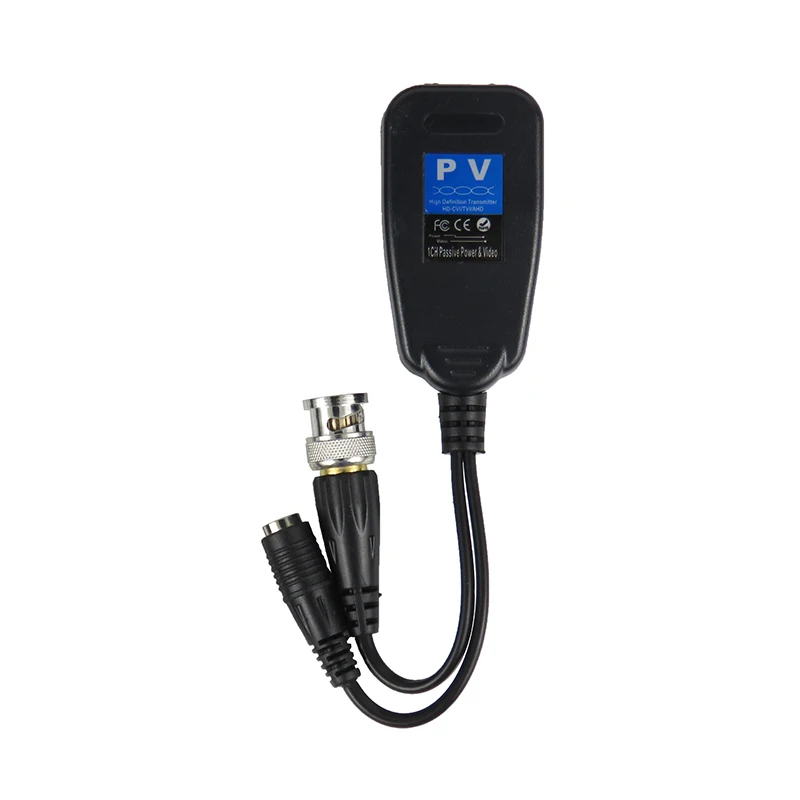 5Pairs 1CH Passive Balun RJ45 CCTV Video Balun Transceiver CCTV Coax BNC Video Power Balun Transceiver to RJ45 Connector