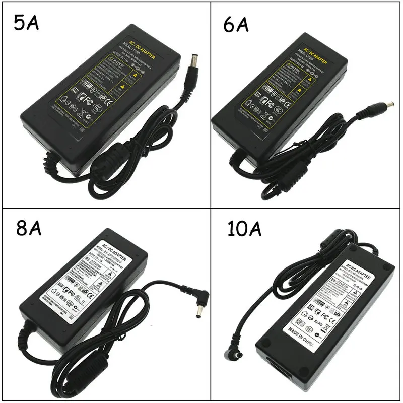 AC 100 V-240 V DC/DC 12 5A 6A 8A10A трансформаторы Питание адаптер конвертер Зарядное