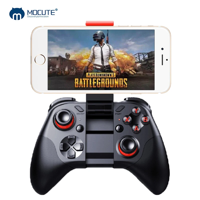 

MOCUTE 053 Wireless Bluetooth Game Controller Portable HandheldGamepad Joystick for Android iOS with Smartphone Holder 054