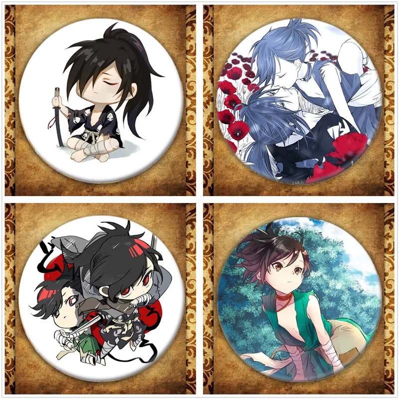 Брошь в стиле японского аниме Dororo модный значок с героями мультфильмов украшение