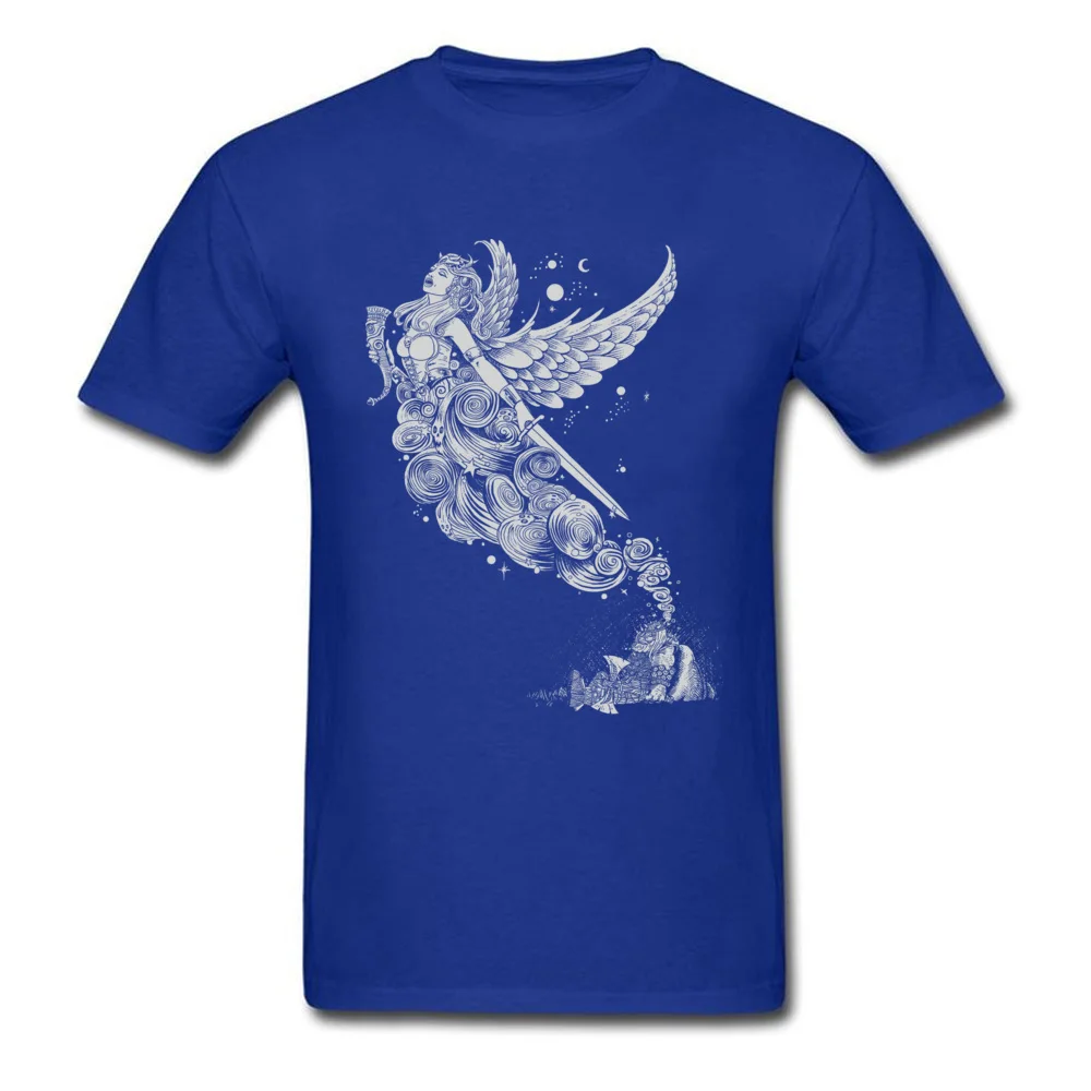 The Night Before the Battle 100% Cotton Fabric Tops & Tees for Men Printed Tshirts Casual Brand O-Neck Tee Shirt Short Sleeve The Night Before the Battle blue
