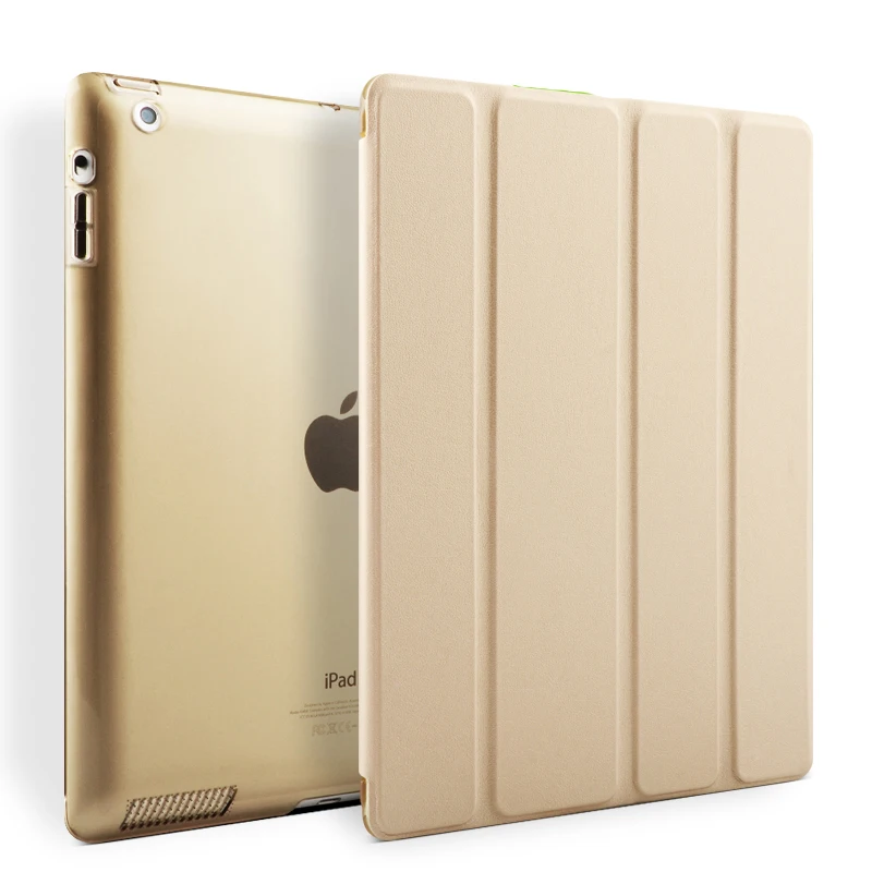 Чехол для IPad 2 3 4 с магнитной откидной крышкой из искусственной кожи чехол
