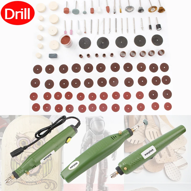 

18V Mini Drill DIY Drill Electric Rotary Electric Drill Dremel Grinder Engraving Pen Grinder Tool Mini-Mill Grinding Machine
