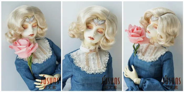 JD338 SD 1/3 дюймов модные BJD химическое мохер кукла парики Размеры 8-9 дюймов, 9-10 дюймов shortretro европейский парик аксессуары для куклы