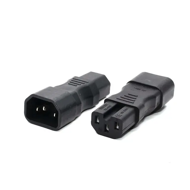 IEC 320 C13 male to C15 kettle plug female Power adapter C16 to C14