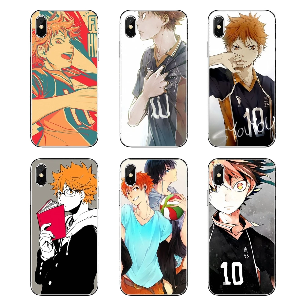 For Xiaomi Mi A1 A2 5X 6X 8 lite SE Pro Max Mix 2 2S 3 Mi5 Mi5S Anime Fandoms Hinata Syouyou Haikyuu Soft Transparent Skin Cover |