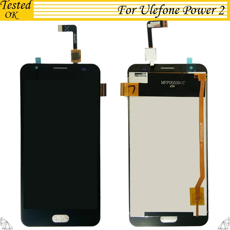 

5.5" For Ulefone Power 2 LCD Display +TP Touch Screen Digitizer Tested Working Assembly 1920x1080P System Android 7.0