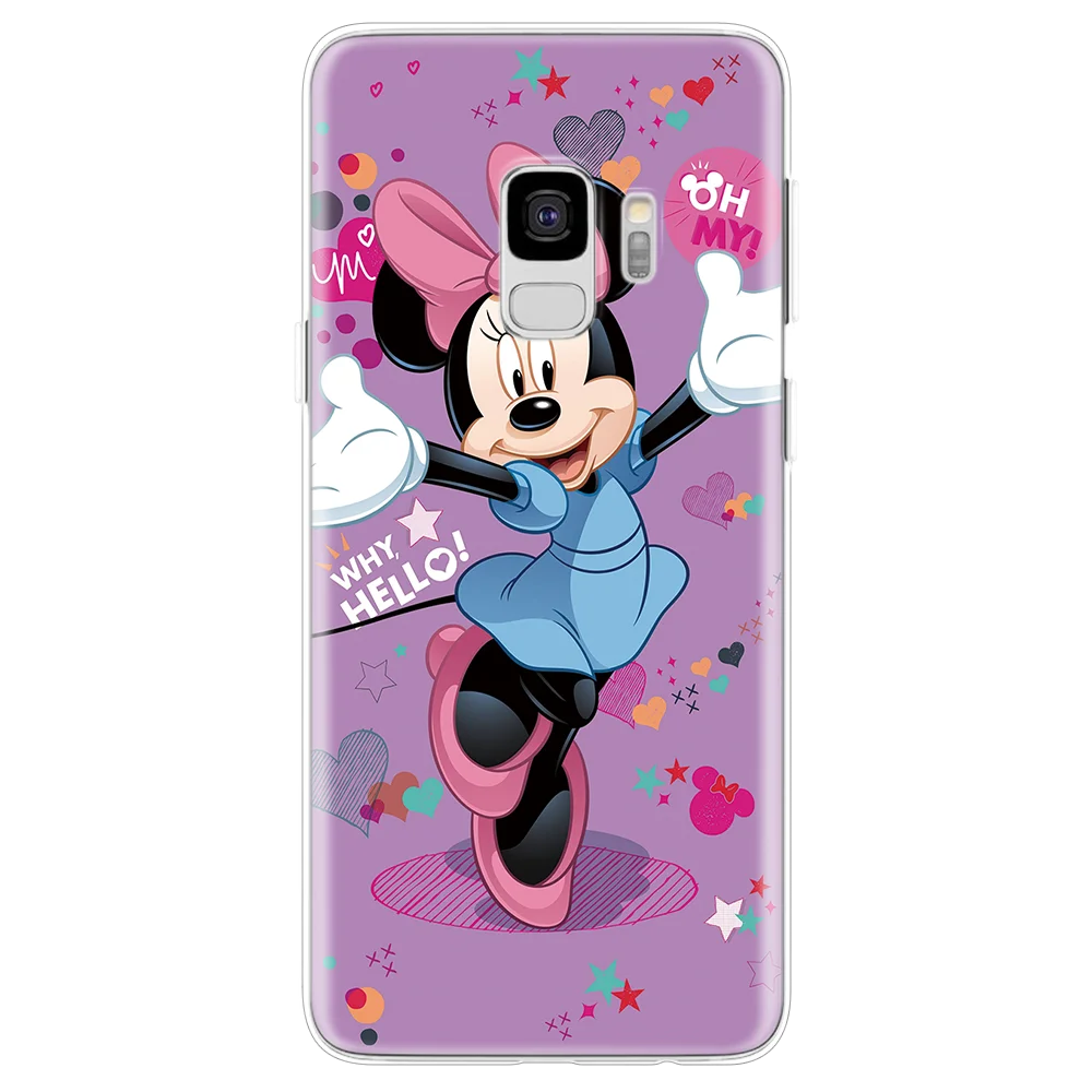 Полиуретановые Чехлы для Coque samsung Galaxy J3 J5 J7 A5 J4 J6 A6 A7 A8 Note 8 9 S8 S9 S10 плюс A50 A40 A70 мультфильм чехол