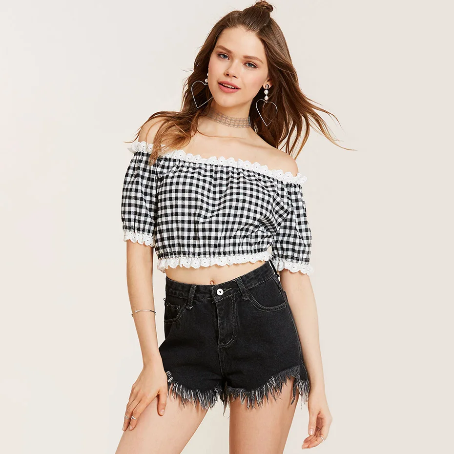 tops for girls off shoulder