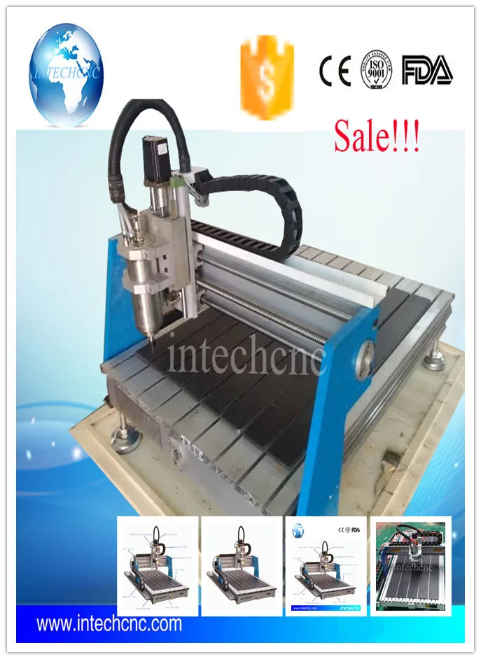 Высокоэффективный 4 осевой фрезерный станок ЧПУ LFG6090 Intechcnc алюминиевый cnc
